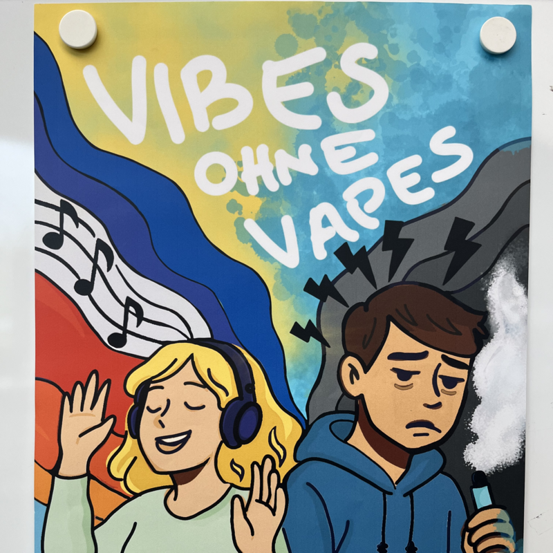 Vipes ohne Vapes - Gewinnerplakat