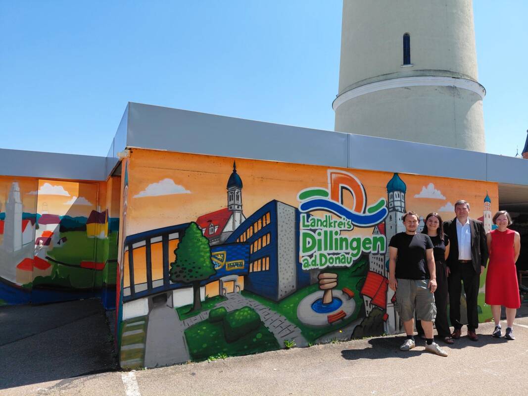 Graffiti-Projekt am Landratsamt Dillingen a.d.Donau