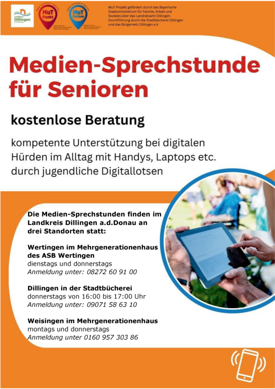 Mediensprechstunde für Senioren