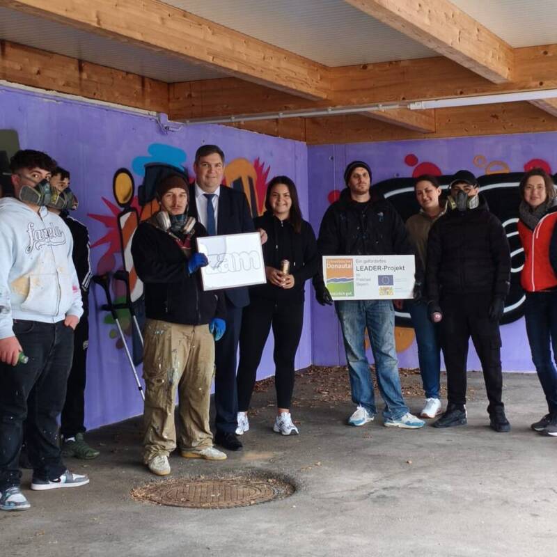 Graffiti-Projekt Landratsamt Dillingen 