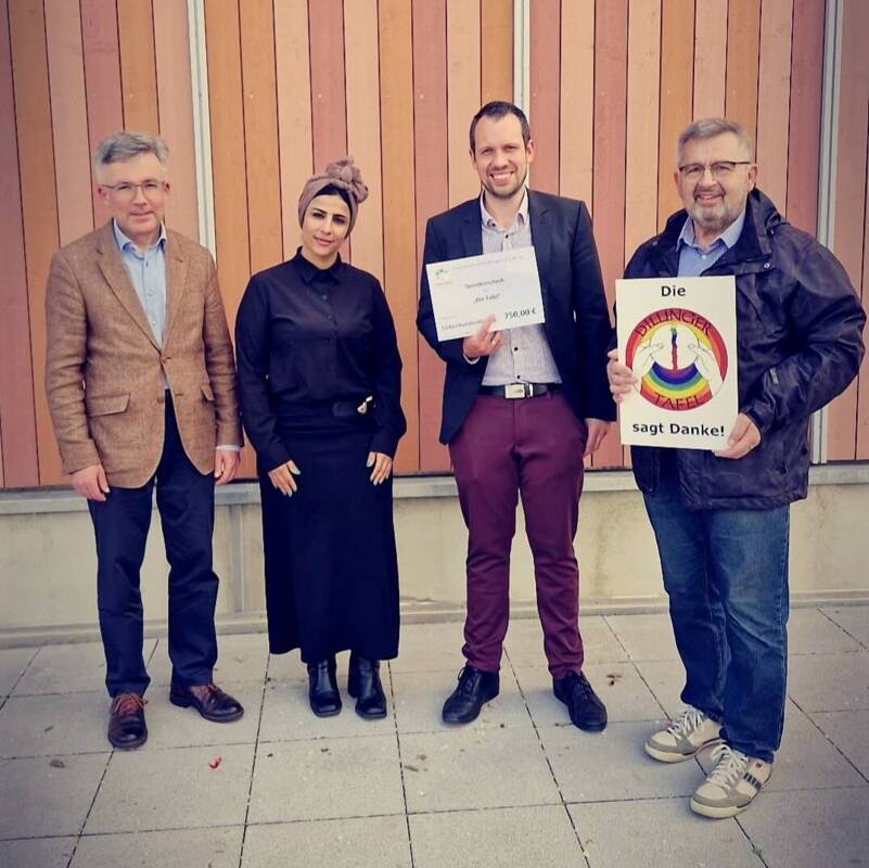 Mit Herz für die Gemeinschaft: Integrationsbeirat spendet 750 Euro an die Caritas Dillingen