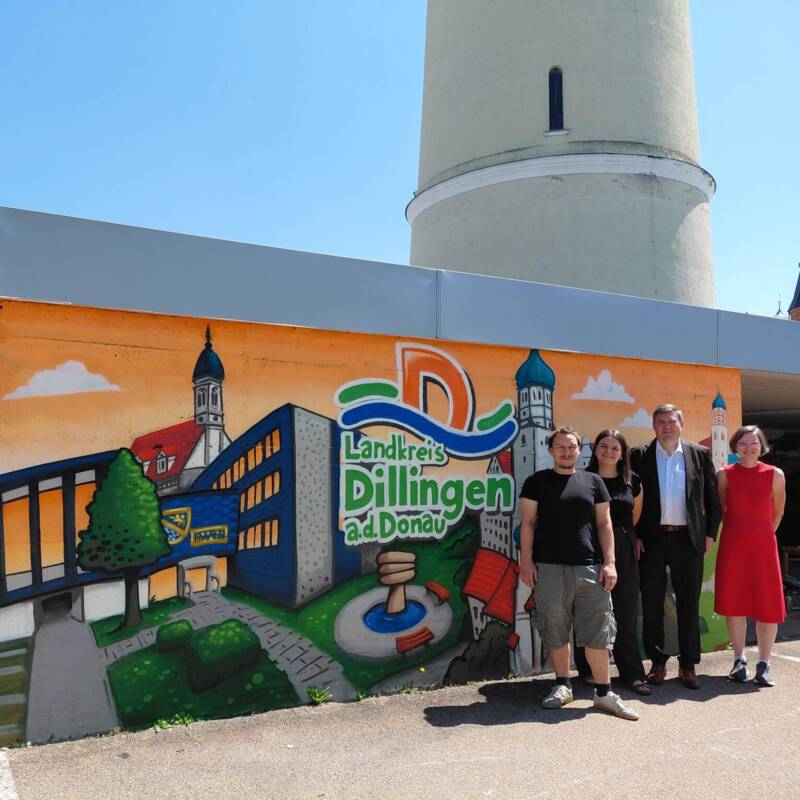 Graffiti-Projekt am Landratsamt Dillingen a.d.Donau