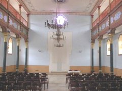 Ehemalige Synagoge in Binswangen Ostwand